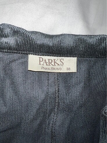 Park Bravo Parlak kadife ceket