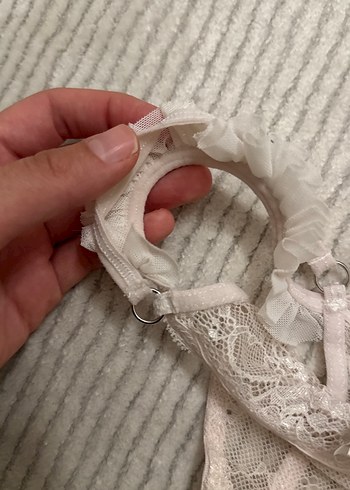 s Beden Beyaz Nakışlı Hemşire Korsesi