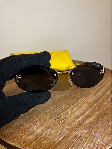 Beden siyah Renk Fendi First Crystal Sunglasses