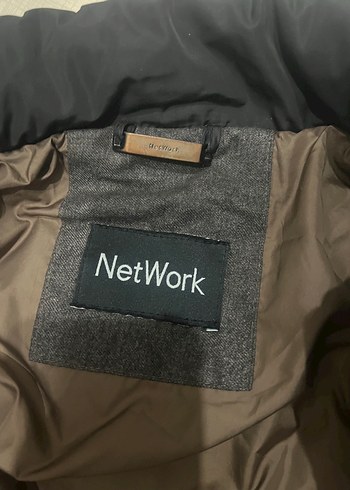 l Beden kahverengi Renk NETWORK Fermuarlı Erkek Mont