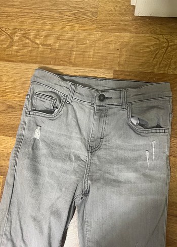 LC Waikiki Gri Denim çocuk Normal Kesim Jean pantolon
