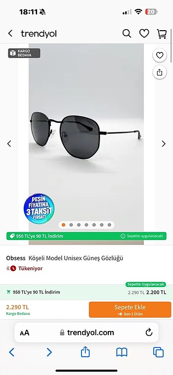 Güneş gözlüğü