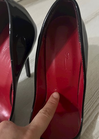 Parlak Siyah Stiletto - Görsel 4
