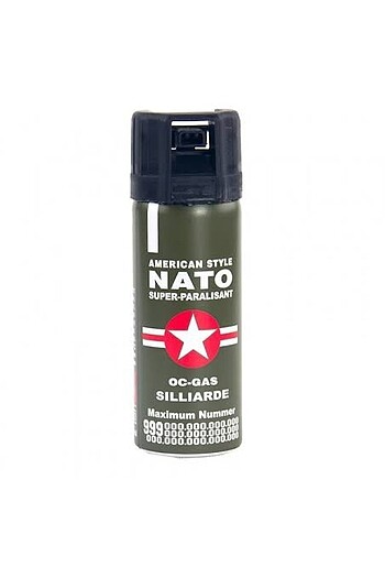 Orjinal Nato 50 ml Tam Dolum Biber Gazı Sprey