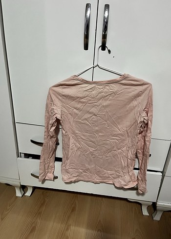 Bej Uzun Kollu Garfield Baskılı Kız Tişörtü - Görsel 4