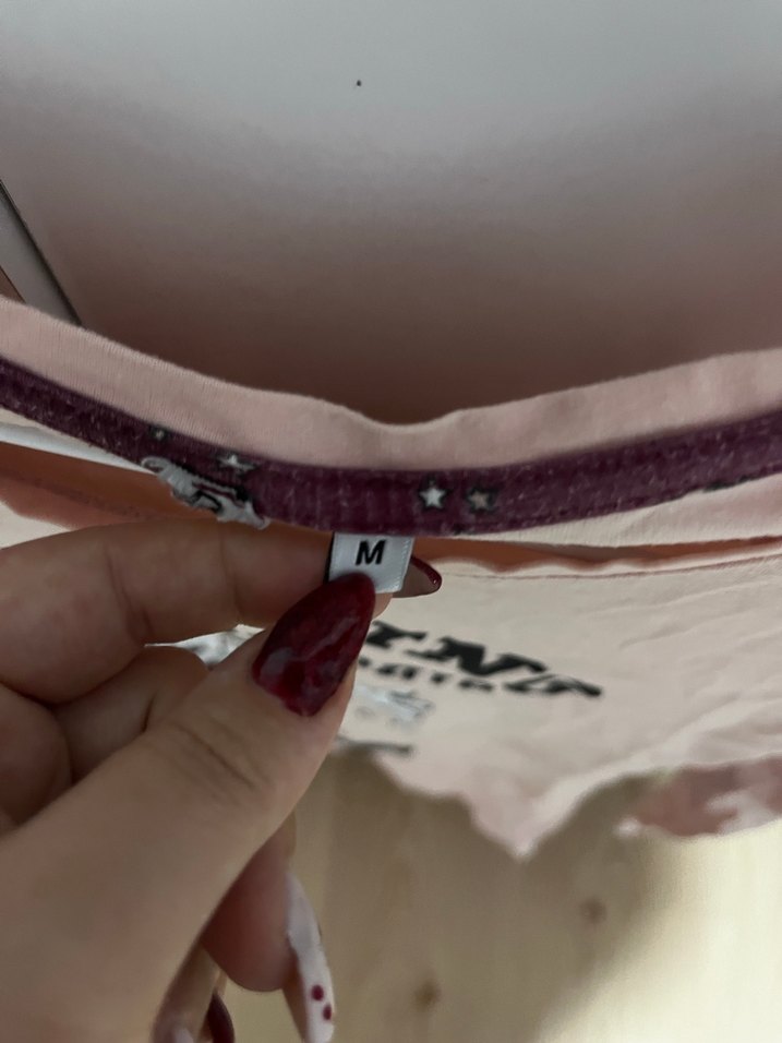 Bej Uzun Kollu Garfield Baskılı Kız Tişörtü - Görsel 3