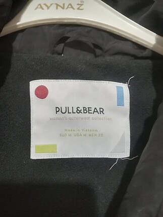 m Beden PULL&BEAR SİYAH MONT