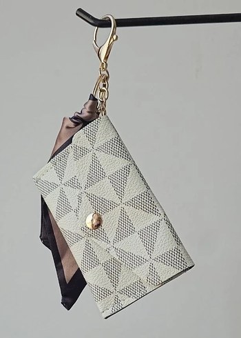 Siyah Yılan Desenli Deri Kadın Cüzdan - Görsel 2