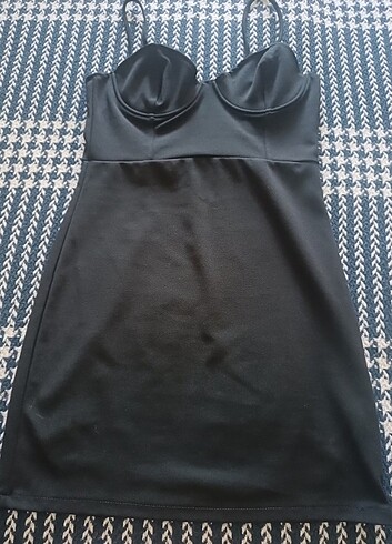 Pull&bear siyah elbise
