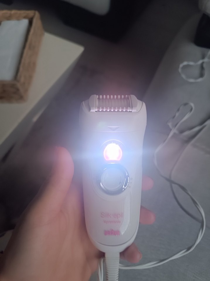 Beyaz ve Gri Epilatör Seti - Görsel 4