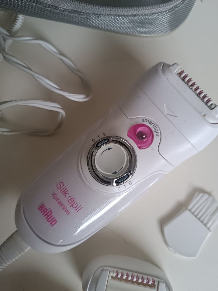 Beyaz ve Gri Epilatör Seti - Görsel 2