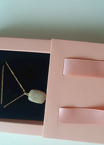 Zincir Detaylı Mini Altın Kolye - Görsel 5