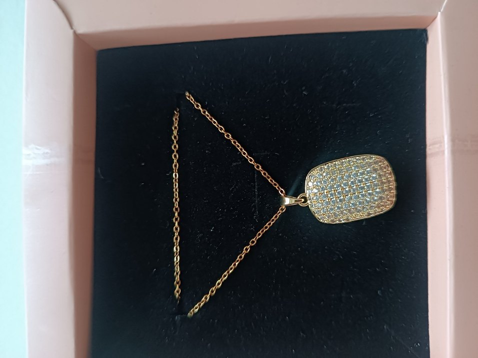 Zincir Detaylı Mini Altın Kolye - Görsel 2