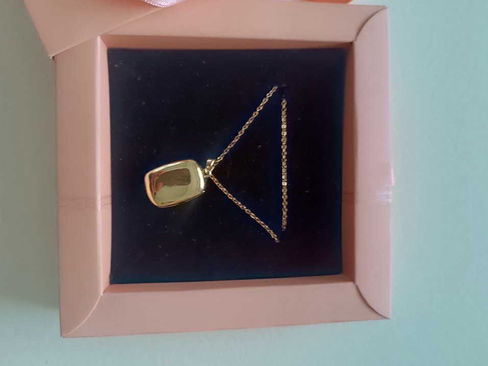 Zincir Detaylı Mini Altın Kolye - Görsel 4