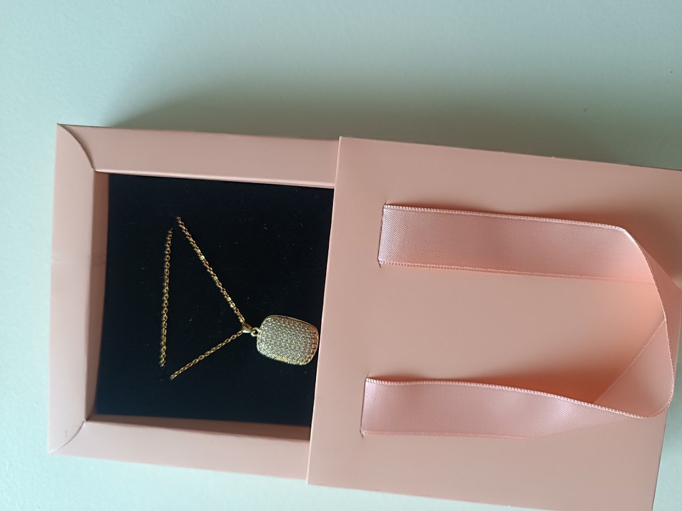 Zincir Detaylı Mini Altın Kolye - Görsel 5