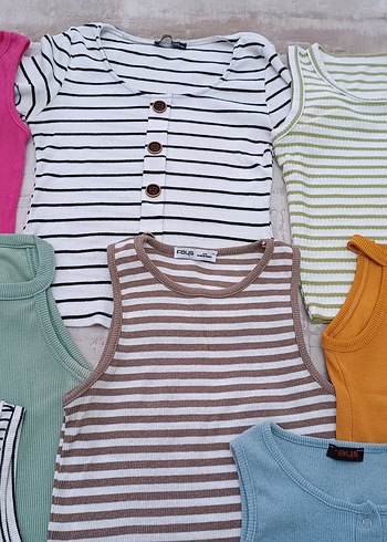 Kadın Pamuklu Mini Atletler - Çok Renkli - Görsel 2