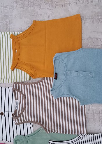 Kadın Pamuklu Mini Atletler - Çok Renkli - Görsel 5