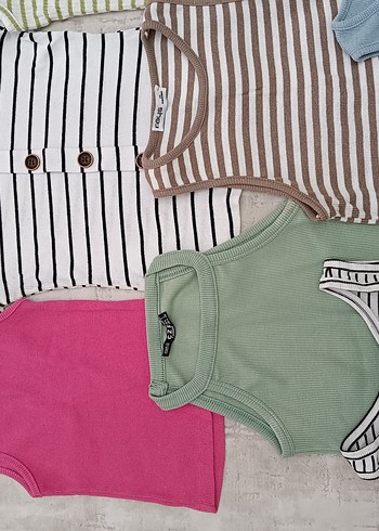 Kadın Pamuklu Mini Atletler - Çok Renkli - Görsel 4