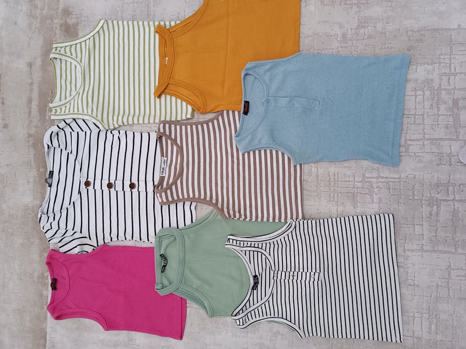 Kadın Pamuklu Mini Atletler - Çok Renkli - Görsel 3