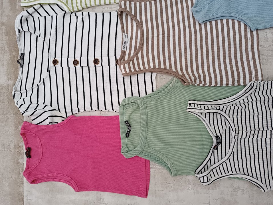 Kadın Pamuklu Mini Atletler - Çok Renkli - Görsel 4