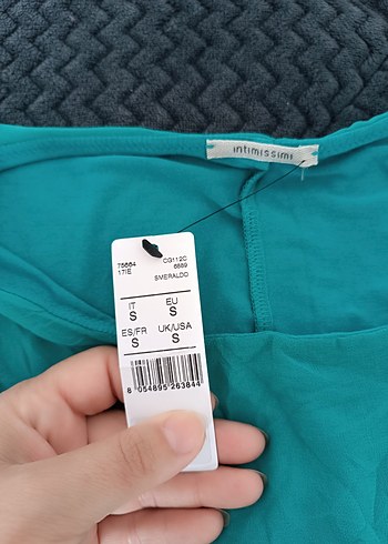 ıntımıssımı Turkuaz Drapeli Midi Kadın Elbise - Görsel 5