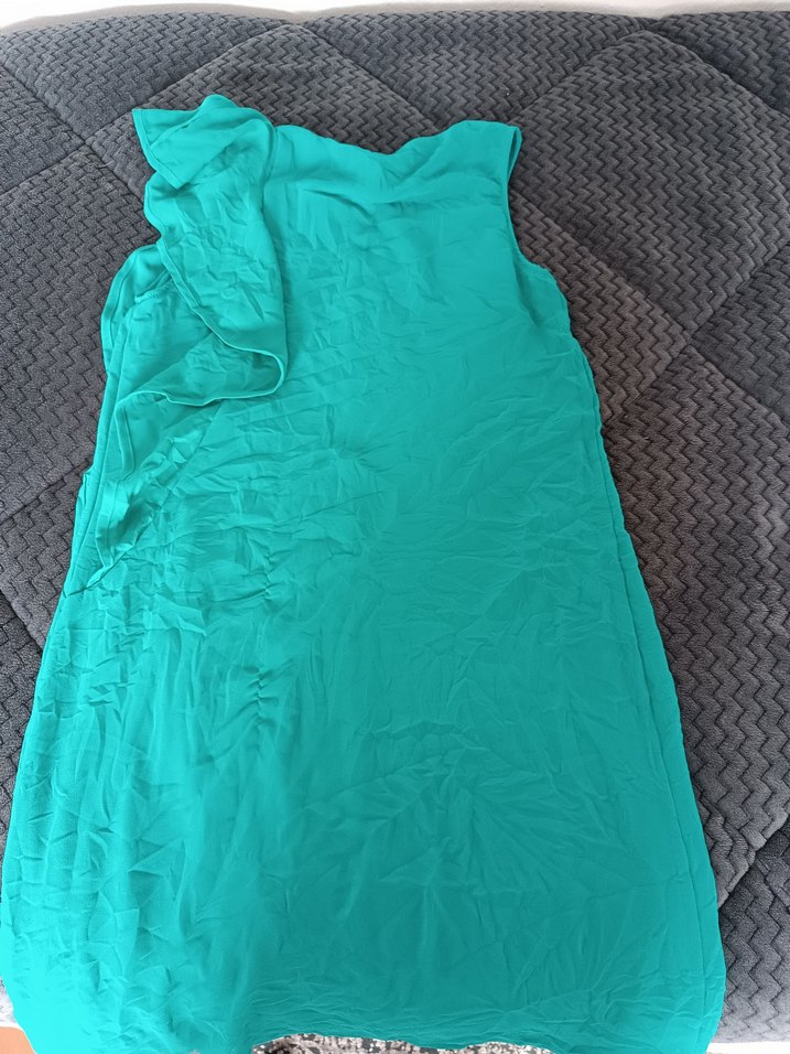 ıntımıssımı Turkuaz Drapeli Midi Kadın Elbise - Görsel 2