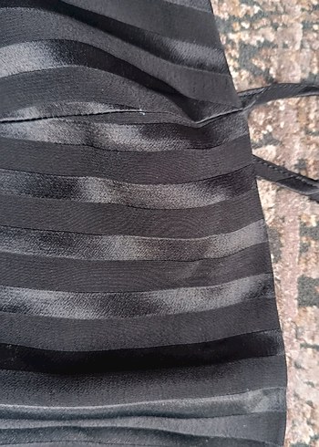 Gri Zebra Desenli Straplez Bustiyer - Görsel 5