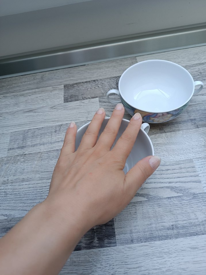 Bavaria Çiçek Desenli Pastel Renkli 4 Kase - Görsel 5