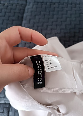 H&M Beyaz İnce Askılı Straplez Kadın Atlet - Görsel 6