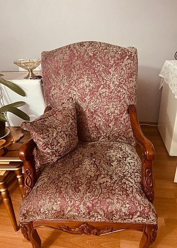 Beden bordo Renk Bordo Klasik Yüksek Koltuk