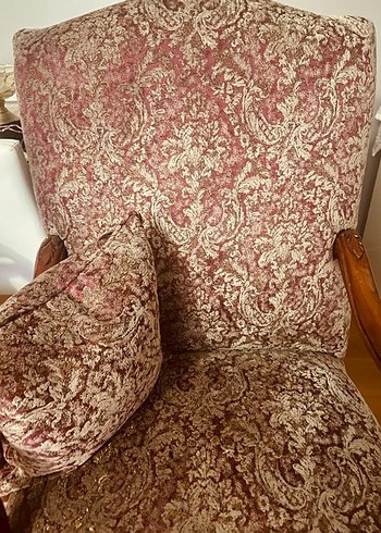 American Vintage Bordo Klasik Yüksek Koltuk