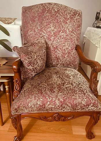 Beden Bordo Klasik Yüksek Koltuk