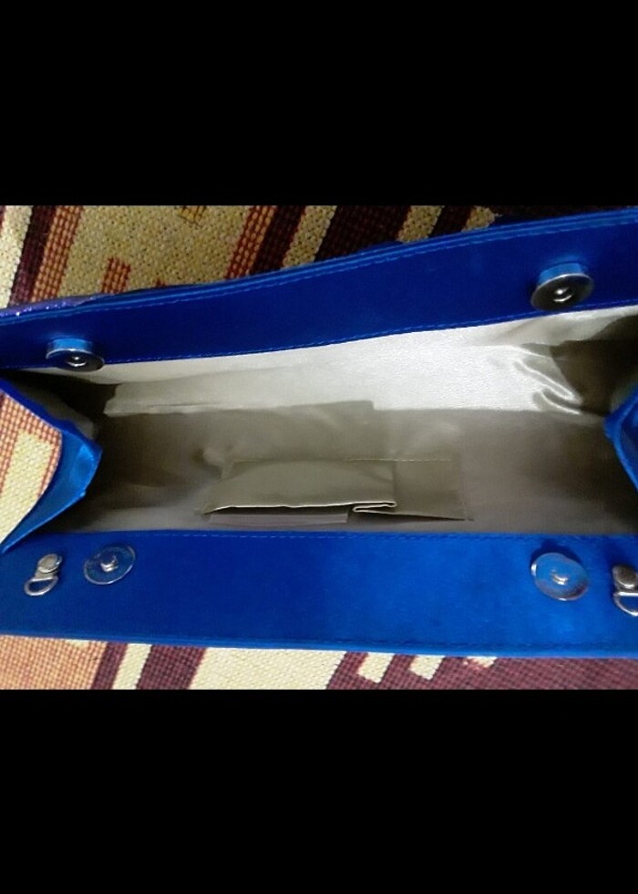 Saks mavisi elbise - Görsel 2