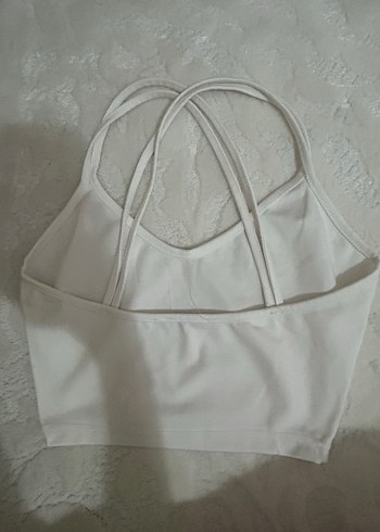 Beyaz İnce Askılı Kadın Bralet - Görsel 2