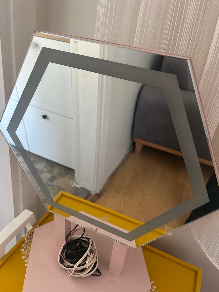 LED Işıklı Masaüstü Ayna - Görsel 3