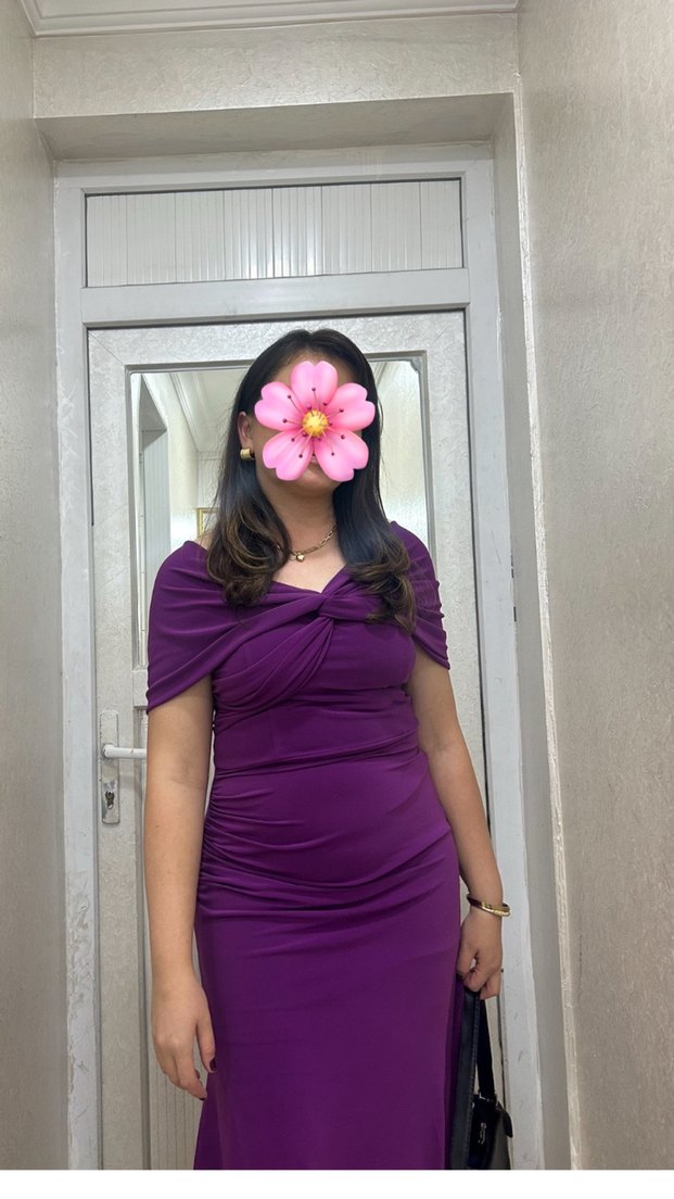 Mor Abiye elbise - Görsel 4