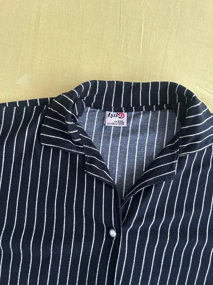 Siyah Çizgili  Pijama Takımı - Görsel 5