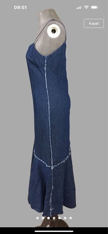 xl Beden Zara jean elbise