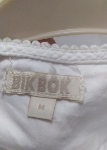 Kadın Beyaz Pamuklu Uzun Kollu Bohem Gömlek - Görsel 3