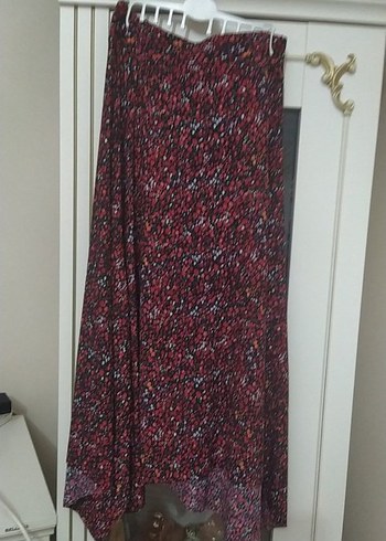 Bohem Çok Renkli Uzun Salaş Etek - Görsel 5