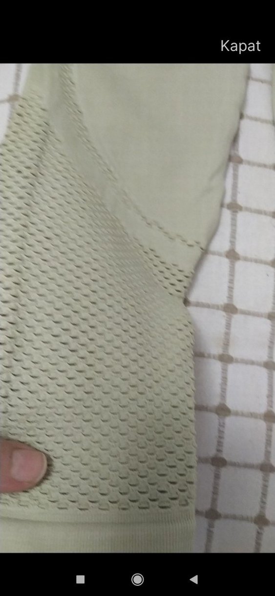 Bej Midi Kadın Spor Tayt - Görsel 2