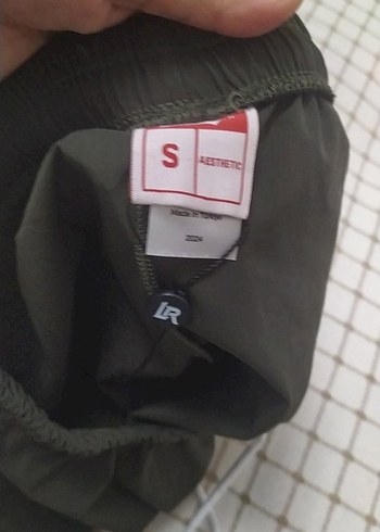 Kadın Gri Mini Spor Şort Bağcıklı - Görsel 3