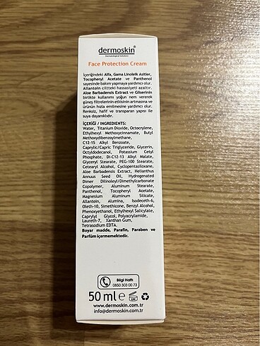 Diğer Dermoskin güneş kremi(50 ml)