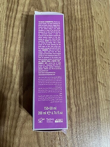 Diğer Tto yüz yıkama jeli (200 ml )