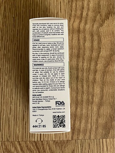 Diğer Dermavia azelaic &salicylic acid serum (30 ml)