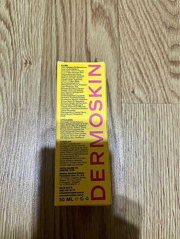 Diğer Dermoskin geniş sprektrumlu güneş kremi (50 ml)