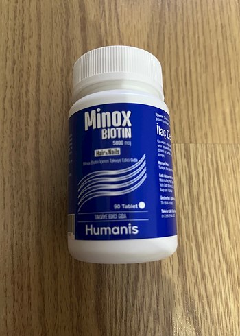 Minox Biotin 5000 mcg Saç ve Tırnak Takviyesi 90 Tablet - Görsel 3