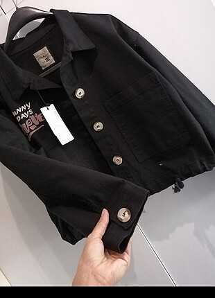 xl Beden siyah Renk Kot ceket 