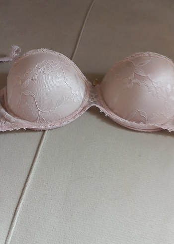 Pembe Vintage Dantel Sütyen