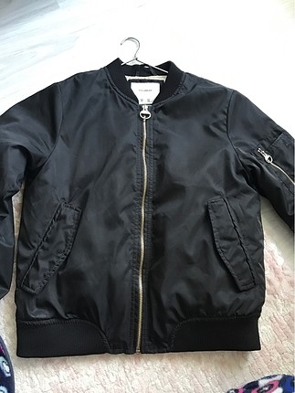 Siyah Bomber ceket